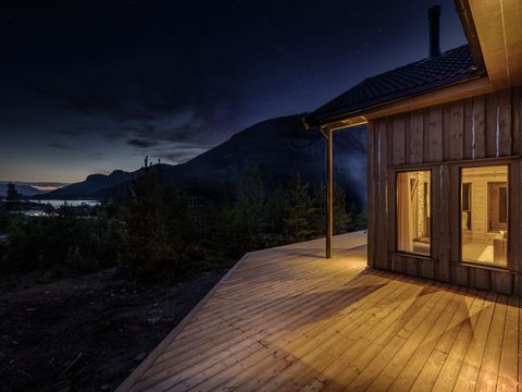 MAISON 6 personnes - Saga Hytte avec sauna, bain à remous et vue sur l'eau
