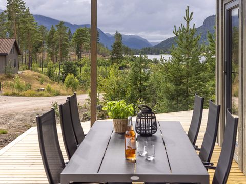 MAISON 6 personnes - Saga Hytte avec sauna, bain à remous et vue sur l'eau