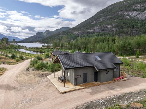 MAISON 6 personnes - Saga Hytte avec sauna, bain à remous et vue sur l'eau