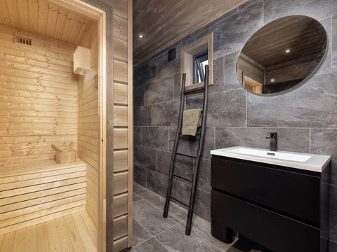 MAISON 6 personnes - Saga Hytte avec sauna, bain à remous et vue sur l'eau