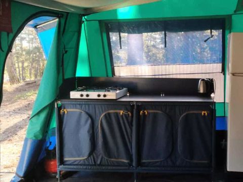 TENTE 4 personnes - Tente Navajo 4 Pièces Sans Sanitaires