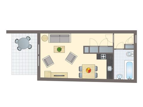 STUDIO 2 personnes - Studio pour 2 personnes