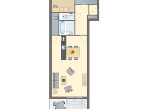 APPARTEMENT 4 personnes - 2-4A