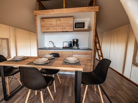 TENTE 4 personnes - Tente safari à deux chambres (2+2)