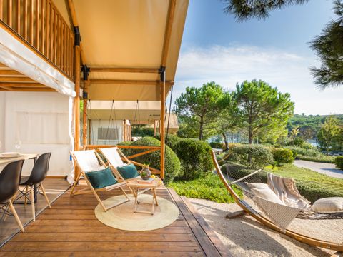 TENTE 4 personnes - Tente loft safari Premium à deux chambres (2+2)