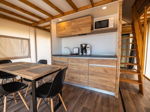 TENTE 4 personnes - Tente loft safari Premium à deux chambres (2+2)