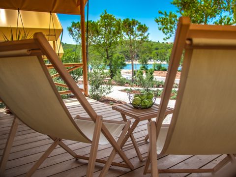 TENTE 4 personnes - Tente loft safari Premium à deux chambres (2+2)