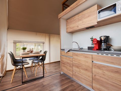 TENTE 6 personnes - Tente safari Premium à trois chambres (4+2)