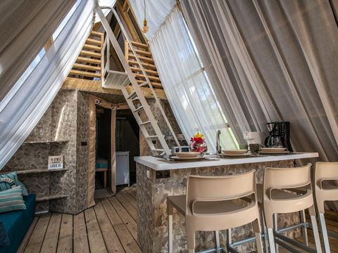 TENTE 4 personnes - Tente lodge Premium à deux chambres (2+2)