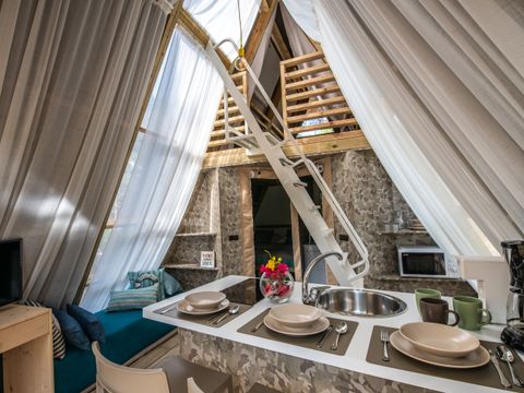 TENTE 4 personnes - Tente lodge Premium à deux chambres (2+2)