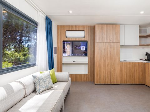 MOBILHOME 6 personnes - Deluxe Camping Villa première ligne à la mer