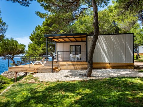 MOBILHOME 6 personnes - Deluxe Camping Villa première ligne à la mer