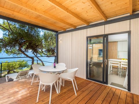 MOBILHOME 6 personnes - Deluxe Camping Villa première ligne à la mer