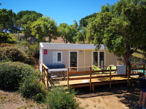 MOBILHOME 4 personnes - Esterel - VIP Confort EVO - 29m²- Vue Mer et Jacuzzi