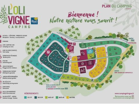 Vodatent Flower Camping de L'Olivigne - Camping Aude - Image N°24