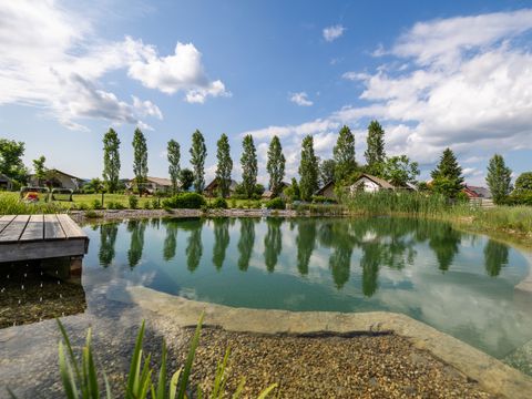 Tente en toile et en bois 5 personnes - Glamping avec salle de bain, Amber 40 m2