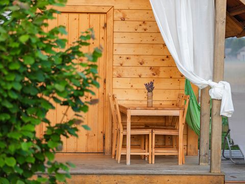 CHALET 4 personnes - Wooden house HIS, 22m² - Private Toilet, Sink & Outdoor Tub