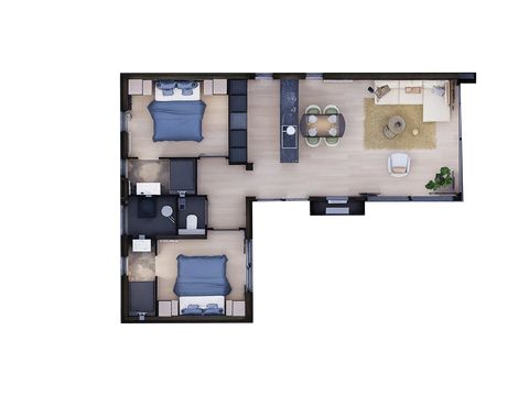 VILLA 4 personnes - L-Vue sur le lac | Terrasse sur le toit