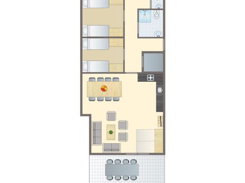 APPARTEMENT 8 personnes - 8A