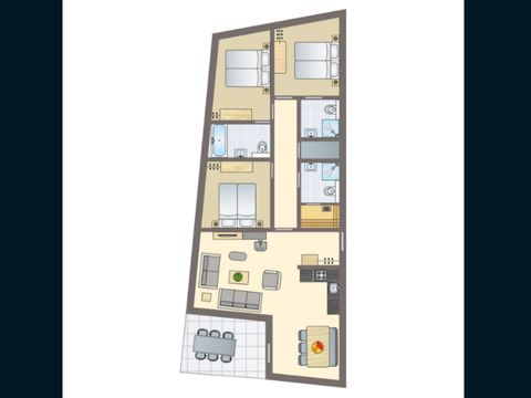 APPARTEMENT 6 personnes - 6LA