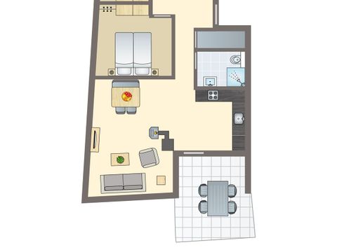 APPARTEMENT 4 personnes - Appartement de vacances pour 4 personnes