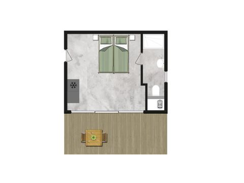 LODGE 2 personnes - Cocon de la Semois