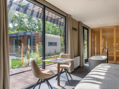 CHALET 2 personnes - Renswellness avec bain à remous et sauna