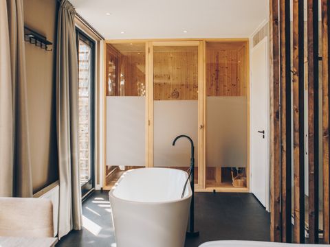 CHALET 2 personnes - Renswellness avec bain à remous et sauna