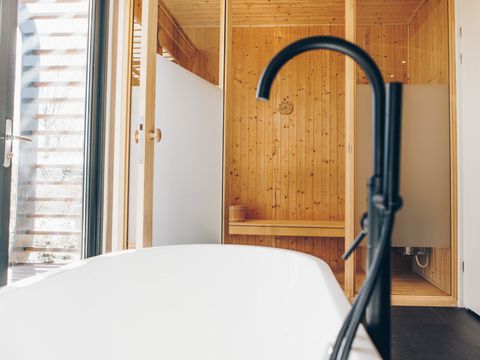 CHALET 2 personnes - Renswellness avec bain à remous et sauna