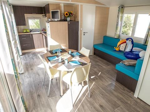 MOBILHOME 4 personnes - Cottage Grand Confort Glenans 31m² - 2 chambres /  Terrasse en bois couverte