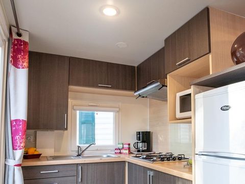 MOBILHOME 4 personnes - Cottage Grand Confort Glenans 31m² - 2 chambres /  Terrasse en bois couverte