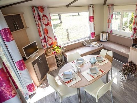 MOBILHOME 4 personnes - Cottage Grand Confort Maldives 32m² - 2 chambres / TERRASSE EN BOIS COUVERTE