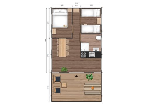 TENTE TOILE ET BOIS 4 personnes - Nordic Safari Lodge Fjäll