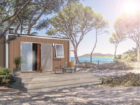 MOBILHOME 2 personnes - Mobil home Confort - 1 chambre - terrasse semi-couverte