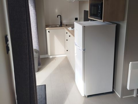 Mobilhome 2 personnes - Mobil home Premium - 1 chambre - terrasse semi-couverte
