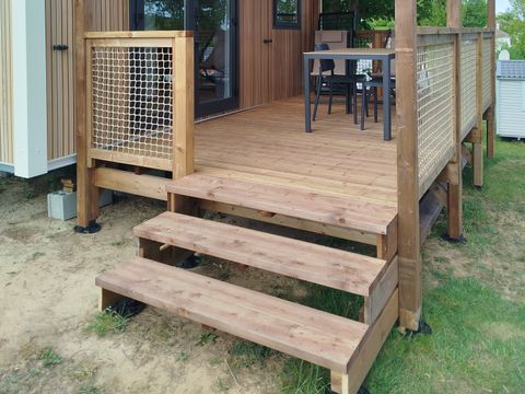 MOBILHOME 2 personnes - Mobil home Premium - 1 chambre - terrasse semi-couverte vue mer
