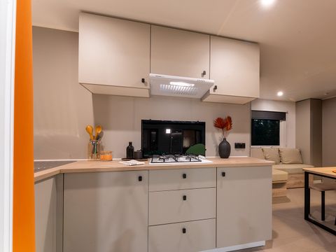 Mobilhome 4 personnes - Mobil home Premium - 2 chambres - terrasse semi-couverte