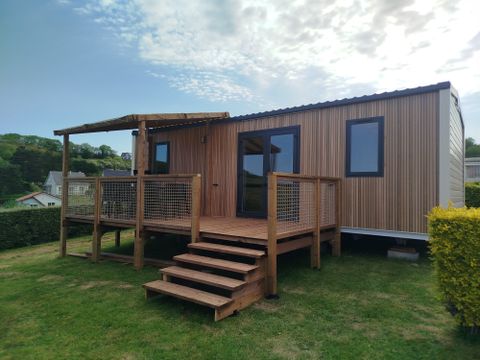 MOBILHOME 6 personnes - Mobil home Premium - 3 chambres - terrasse semi-couverte vue mer