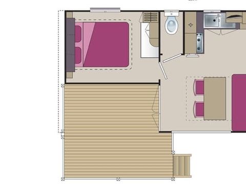 MOBILHOME 6 personnes - Mobil-home Loggia - 2 chambres