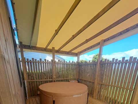 MOBILHOME 2 personnes - Mobil Studio avec SPA - 1 chambre - terrasse couverte