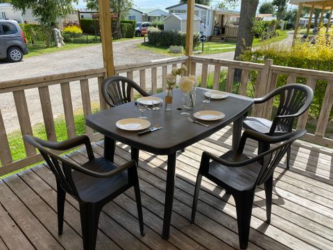 MOBILHOME 4 personnes - 2 chambres - terrasse couverte