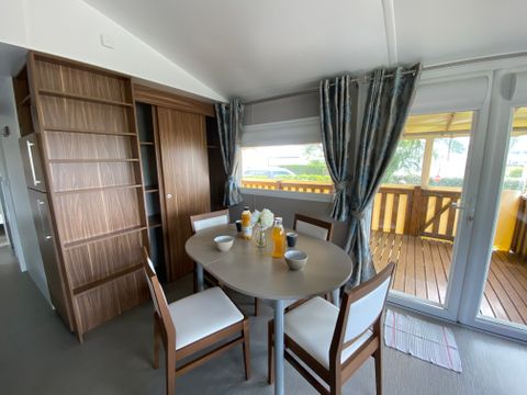 MOBILHOME 4 personnes -  2 chambres - terrasse couverte - Prestige