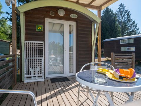 Hébergement 4 personnes - Roulotte cosy 4 places