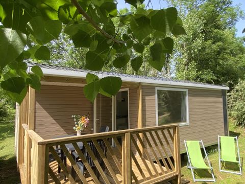 MOBILHOME 4 personnes - Mobil-home Premium Loggia 32m² 2 chambres - Arrivée le Dimanche en Juillet et Août