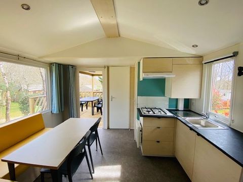 MOBILHOME 4 personnes - Mobil-home Premium Loggia 32m² 2 chambres - Arrivée le Dimanche en Juillet et Août