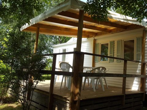 MOBILHOME 4 personnes - Mobil-home Eco - Confort 28m² 2 chambres - Arrivée le Dimanche en Juillet et Août
