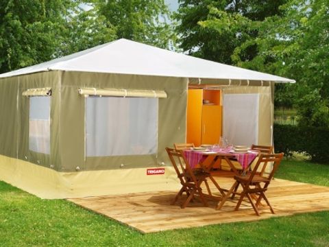 BUNGALOW TOILÉ 5 personnes - Bungalow toilé 20m² 2 chambres - Arrivée le Dimanche en Juillet et Août