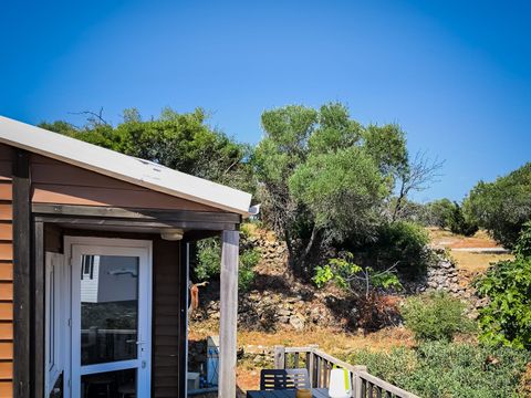 MOBILHOME 4 personnes - 4 couchages avec petite terrasse (avec clim)