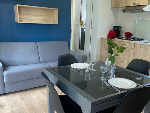 TENTE TOILE ET BOIS 6 personnes - Sunêlia Luxe Lodge 3 chambres 2 salles de bain - Draps fournis