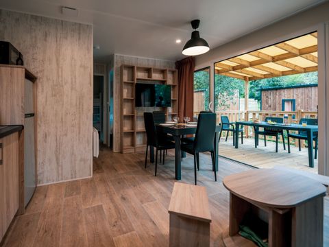 MOBILHOME 4 personnes - Sunêlia Luxe Lodge 2 chambres 2 salles de bain - Draps fournis